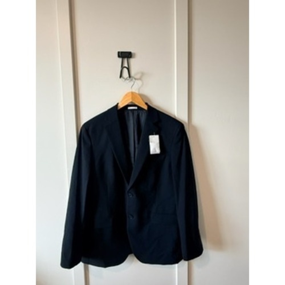 Nordstrom Rack Mens‎ Black Two Button Blazer Jacket  40S New